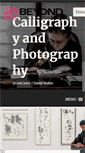 Mobile Screenshot of beyond-calligraphy.com