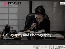 Tablet Screenshot of beyond-calligraphy.com